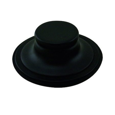 Westbrass InSinkErator Style Brass Disposal Stopper for Garbage Disposal in Matte Black D209-62
